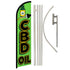 C.B.D. Oil Windless Banner Flag & Pole Kit - Flags Importer