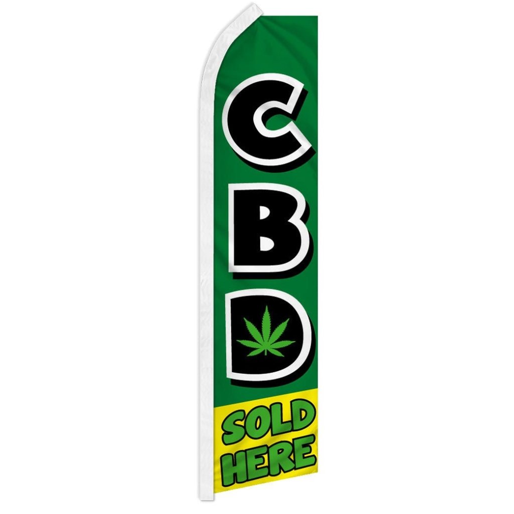 C.B.D. Sold Here Super Flag - Flags Importer