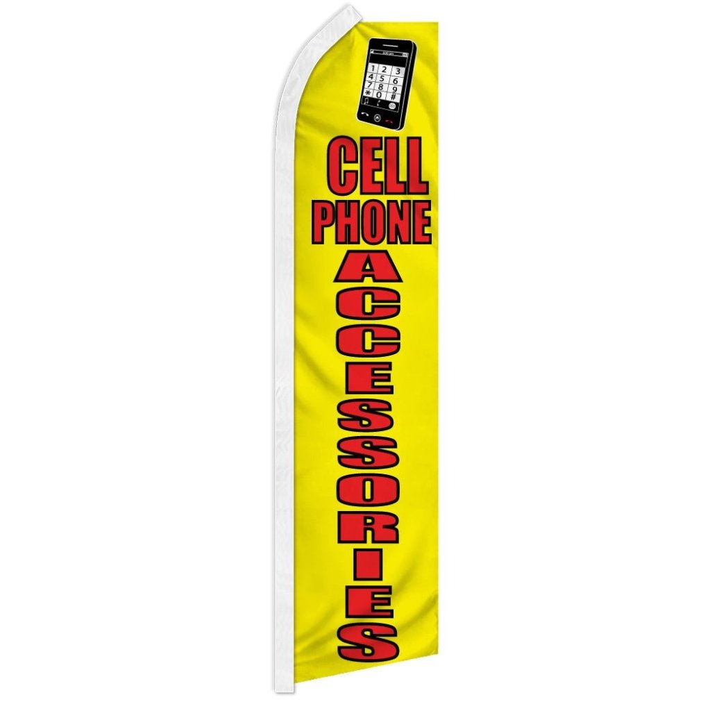 Cell Phone Accessories (Yellow) Super Flag - Flags Importer