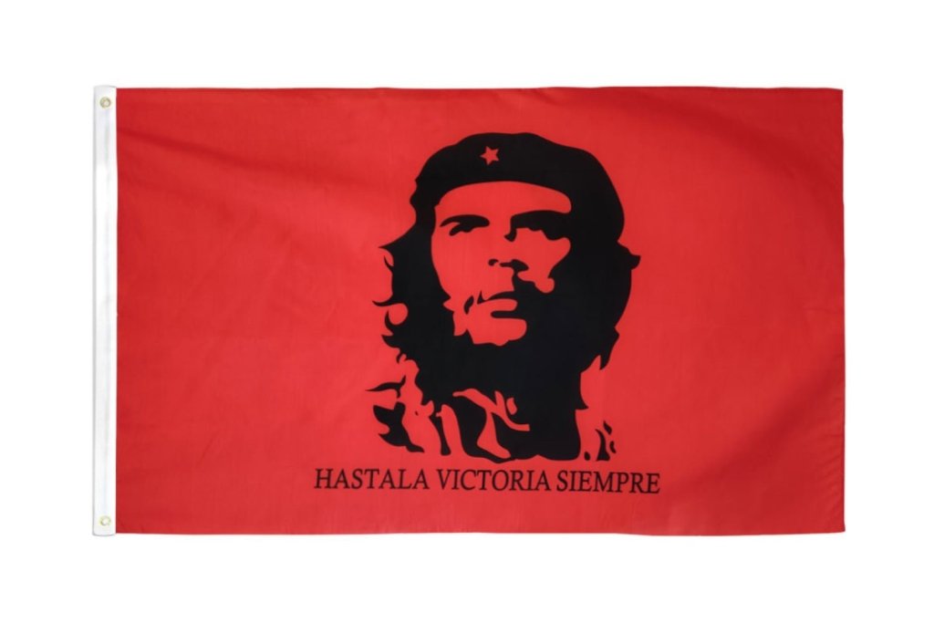 Che Guevara (Red) Flag 3x5ft Poly - Flags Importer