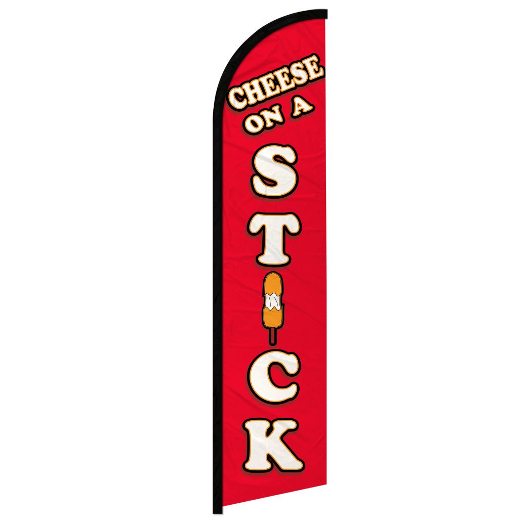 Cheese on a Stick Windless Banner Flag - Flags Importer