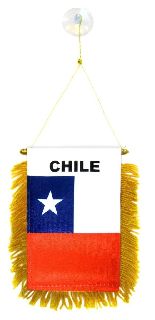 Chile Mini Banner - Flags Importer