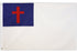 Christian Embroidered Flag 3x5ft - Flags Importer