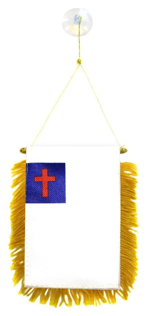 Christian Mini Banner - Flags Importer