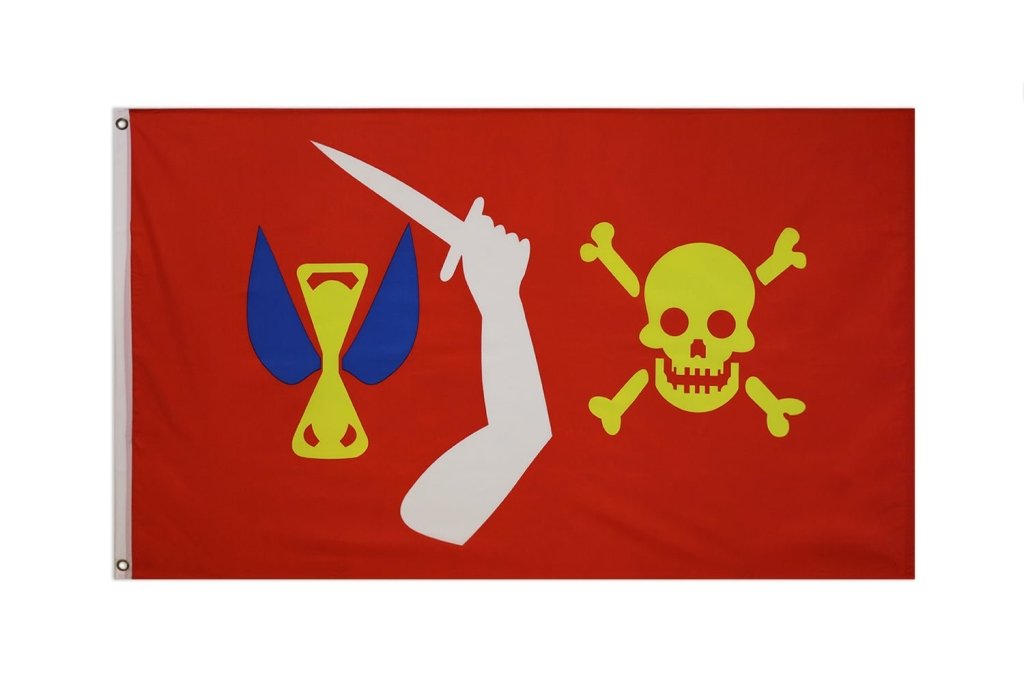 Christopher Moody Pirate Flag 3x5ft Poly - Flags Importer