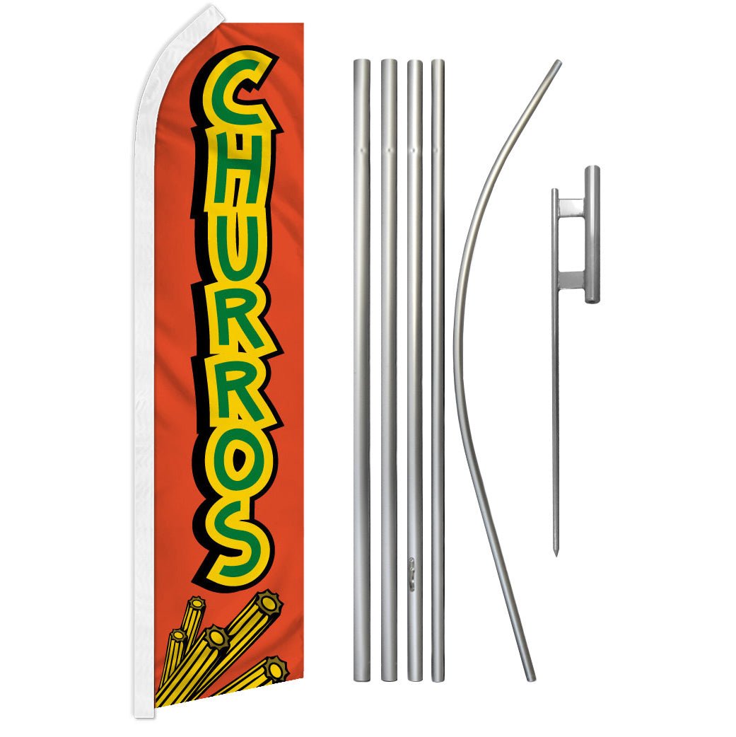 Churros Super Flag & Pole Kit - Flags Importer