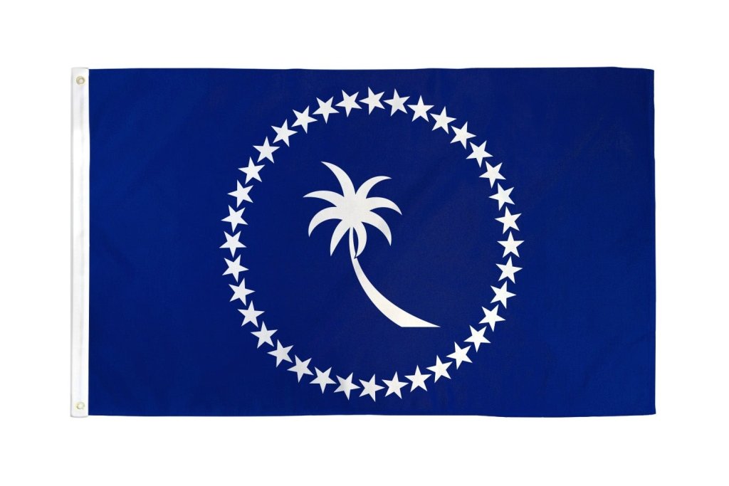 Chuuk Flag 3x5ft Poly - Flags Importer