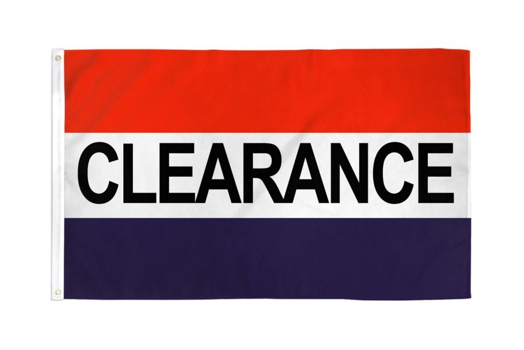 Clearance Flag 3x5ft Poly - Flags Importer