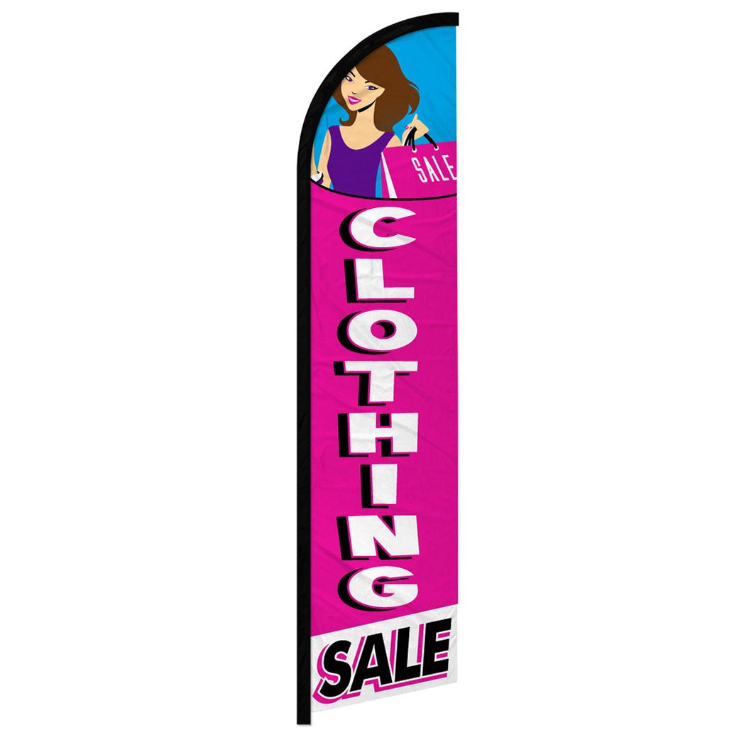 Clothing Sale Windless Banner Flag - Flags Importer