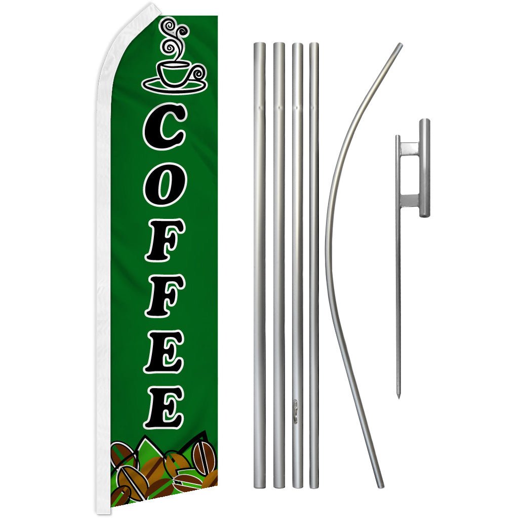 Coffee Super Flag & Pole Kit - Flags Importer