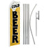 Cold Beer Super Flag & Pole Kit - Flags Importer