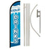 Cold Drinks Windless Banner Flag & Pole Kit - Flags Importer