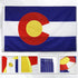 Colorado Embroidered Flag 3x5ft - Flags Importer