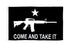 Come and Take It (Rifle Black) Flag 3x5ft Poly - Flags Importer