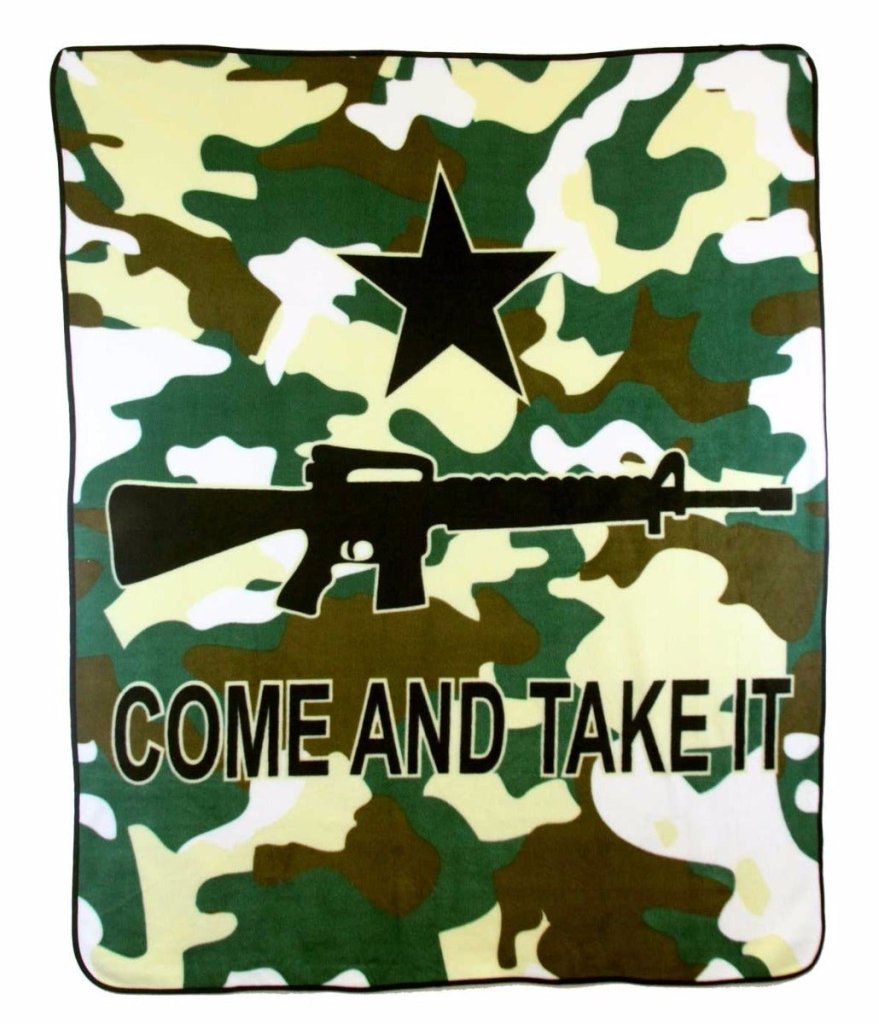 Come and Take It Rifle (Camo) 50x60in Blanket Polar Fleece - Flags Importer