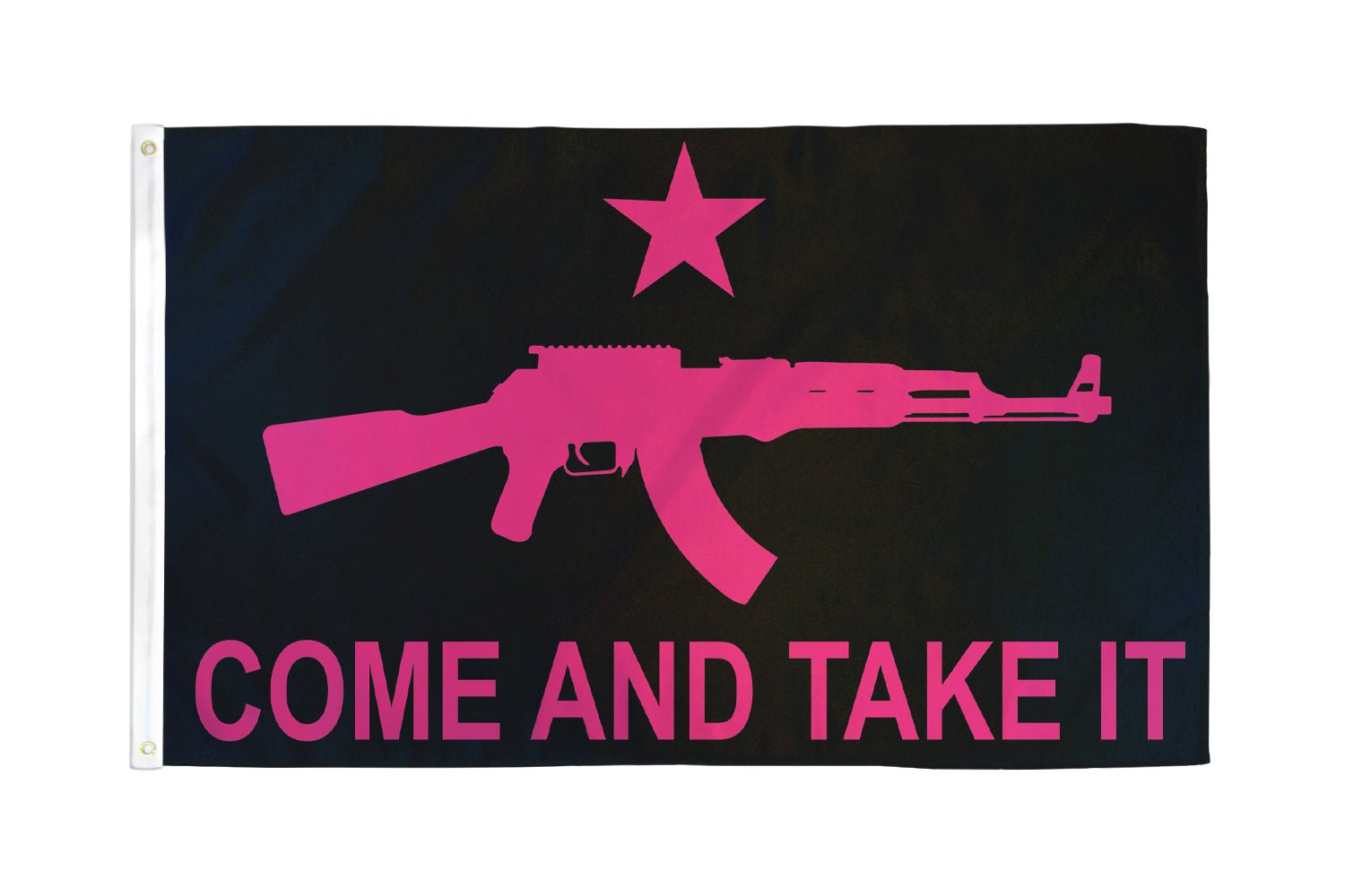 Come and Take It (Rifle Pink) Flag 3x5ft Poly - Flags Importer