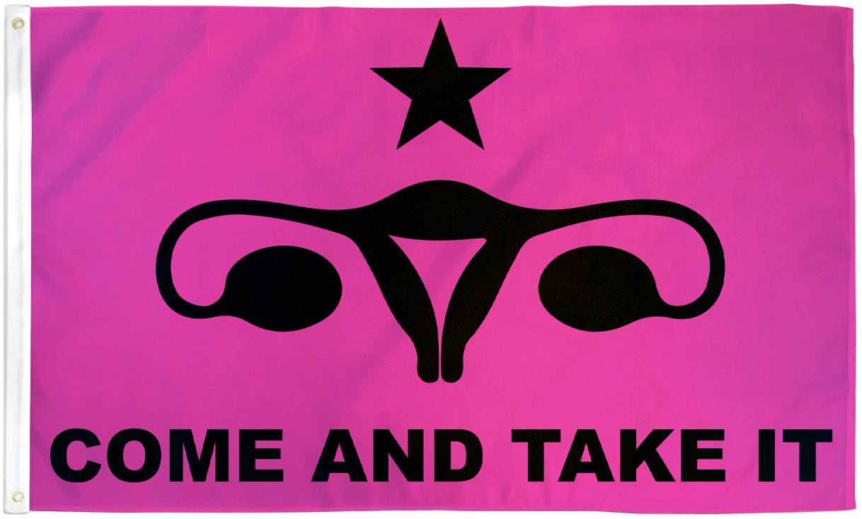 Come & Take It (Women's Rights) Flag 3x5ft Poly - Flags Importer