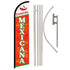 Comida Mexicana Windless Banner Flag & Pole Kit - Flags Importer