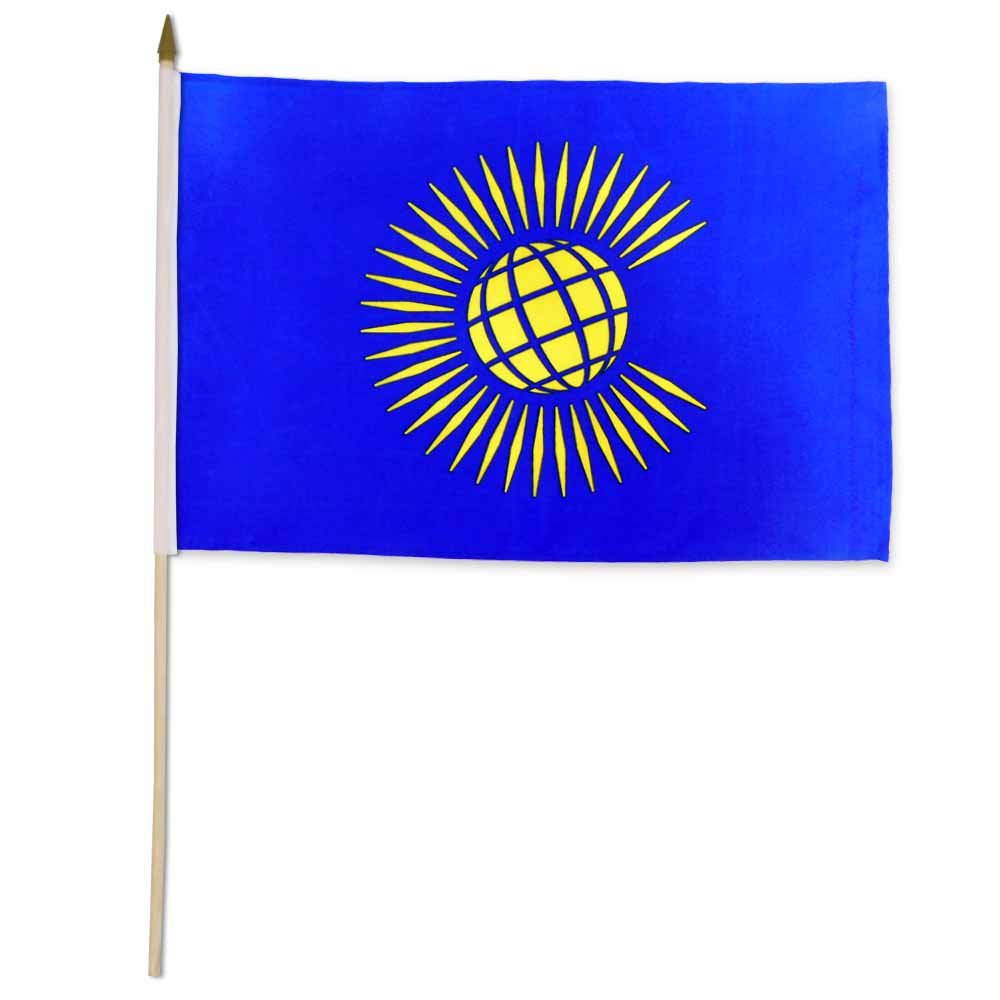 Commonwealth 12x18in Stick Flag - Flags Importer