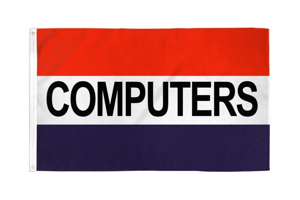 Computers Flag 3x5ft Poly - Flags Importer