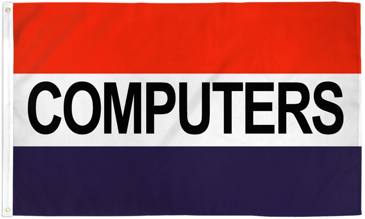 Computers Flag 3x5ft Poly - Flags Importer