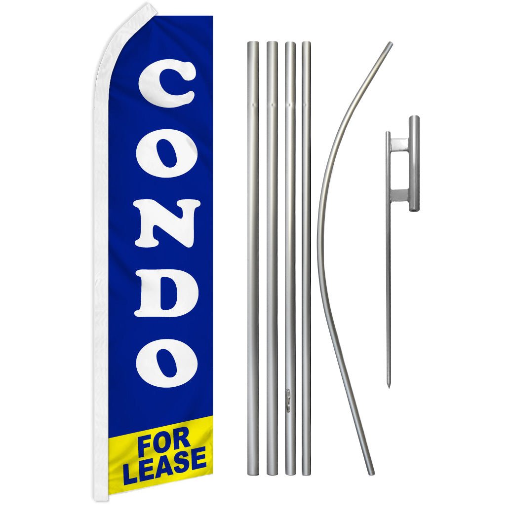 Condo For Lease Super Flag & Pole Kit - Flags Importer