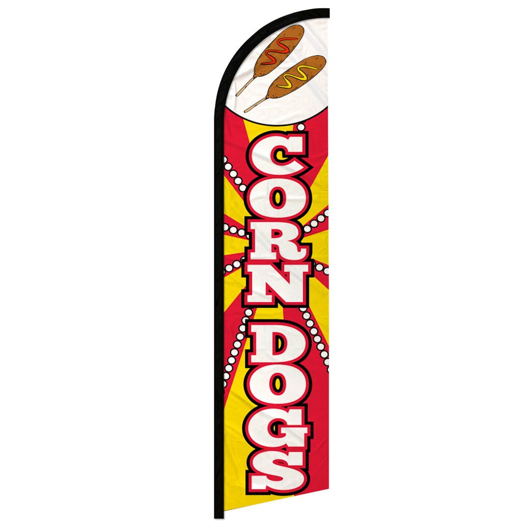 Corn Dogs Windless Banner Flag - Flags Importer