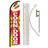 Corn Dogs Windless Banner Flag & Pole Kit - Flags Importer