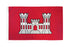 Corps of Engineers Flag 3x5ft Poly - Flags Importer