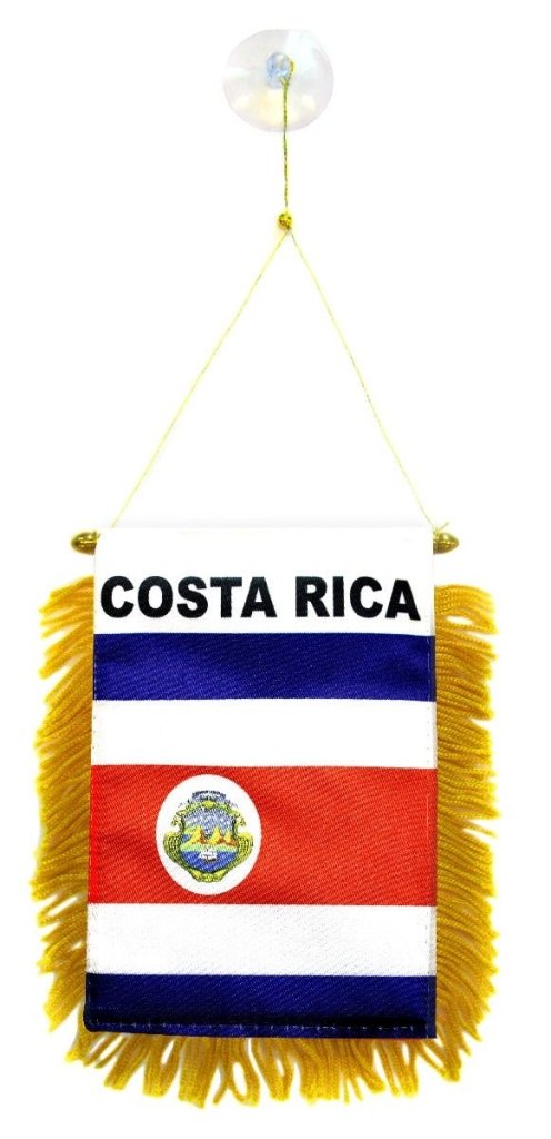 Costa Rica Mini Banner - Flags Importer