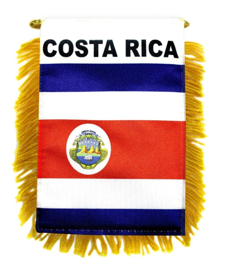 Costa Rica Mini Banner - Flags Importer