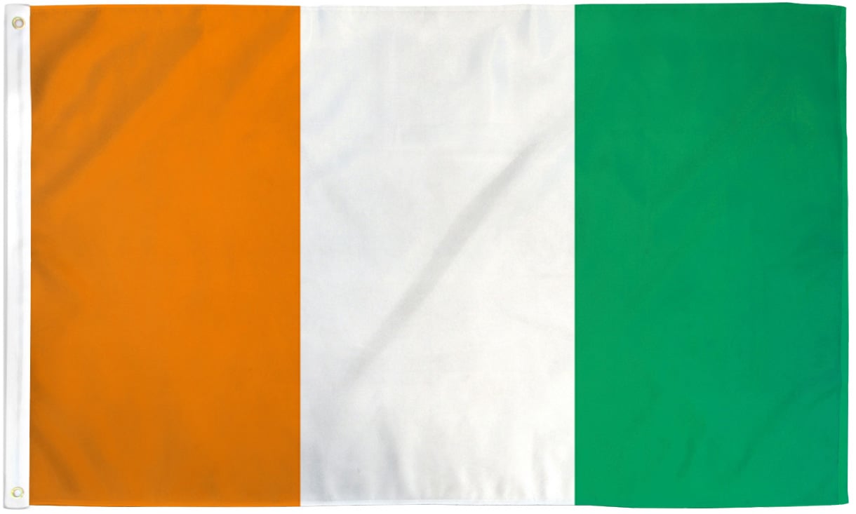 Cote D'Ivoire (Ivory Coast) Flag 2x3ft Poly - Flags Importer