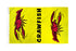 Crawfish (Vertical) Flag 3x5ft Poly - Flags Importer