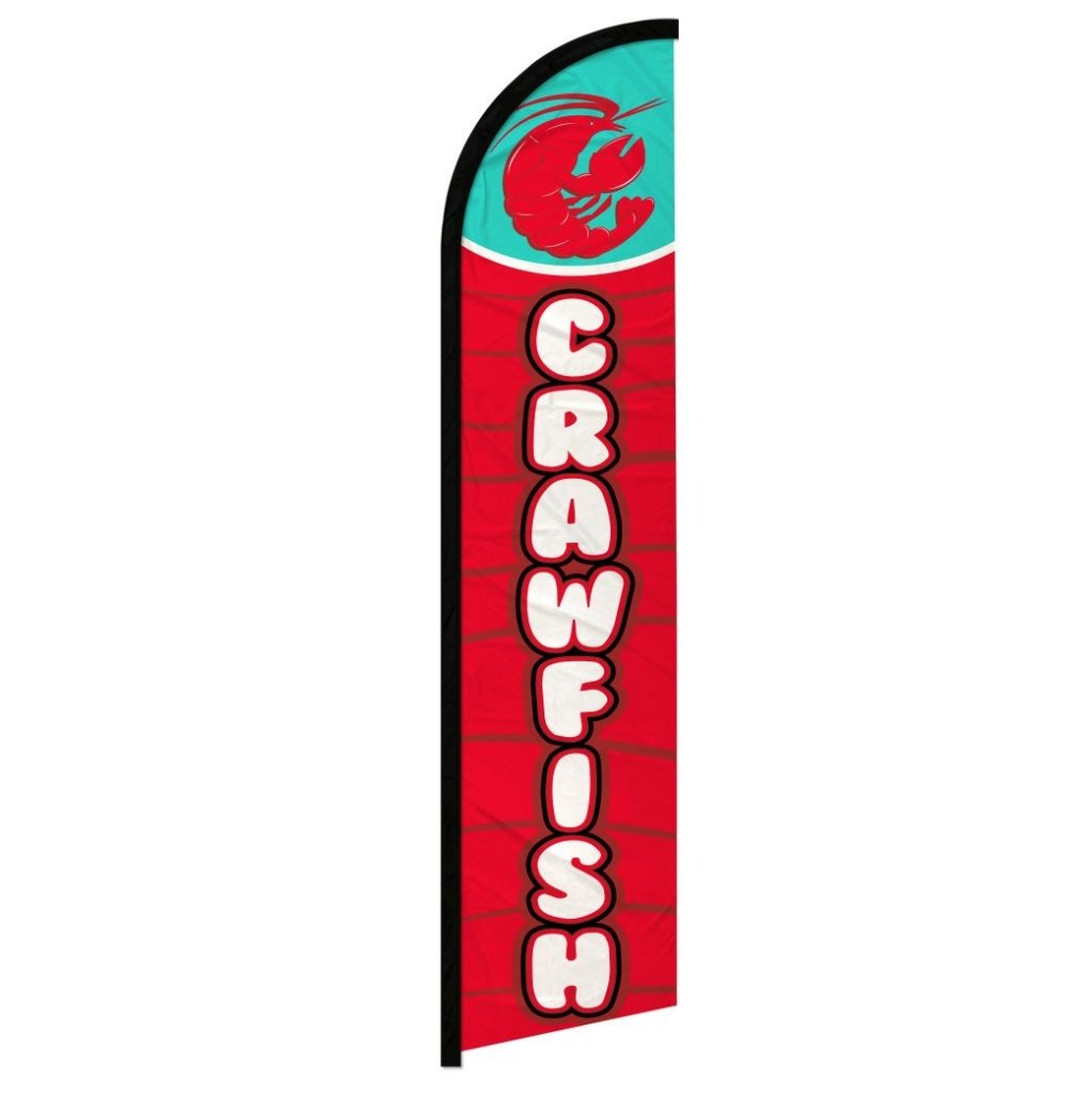 Crawfish Windless Banner Flag - Flags Importer