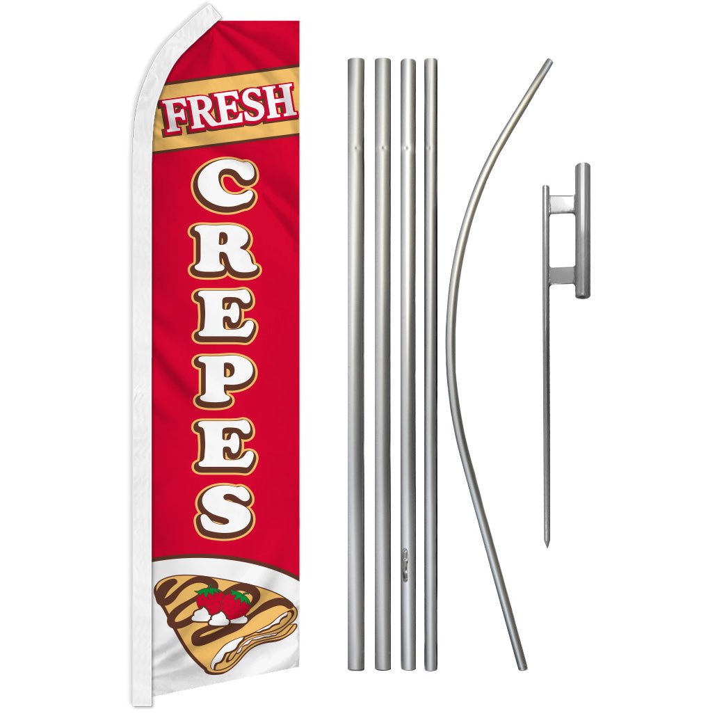 Crepes Super Flag & Pole Kit - Flags Importer