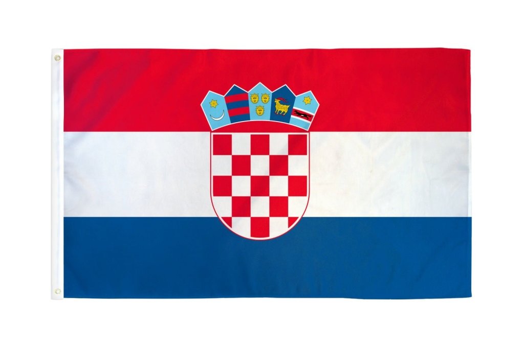 Croatia Flag 3x5ft Poly - Flags Importer