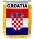 Croatia Mini Banner - Flags Importer