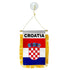 Croatia Mini Banner - Flags Importer