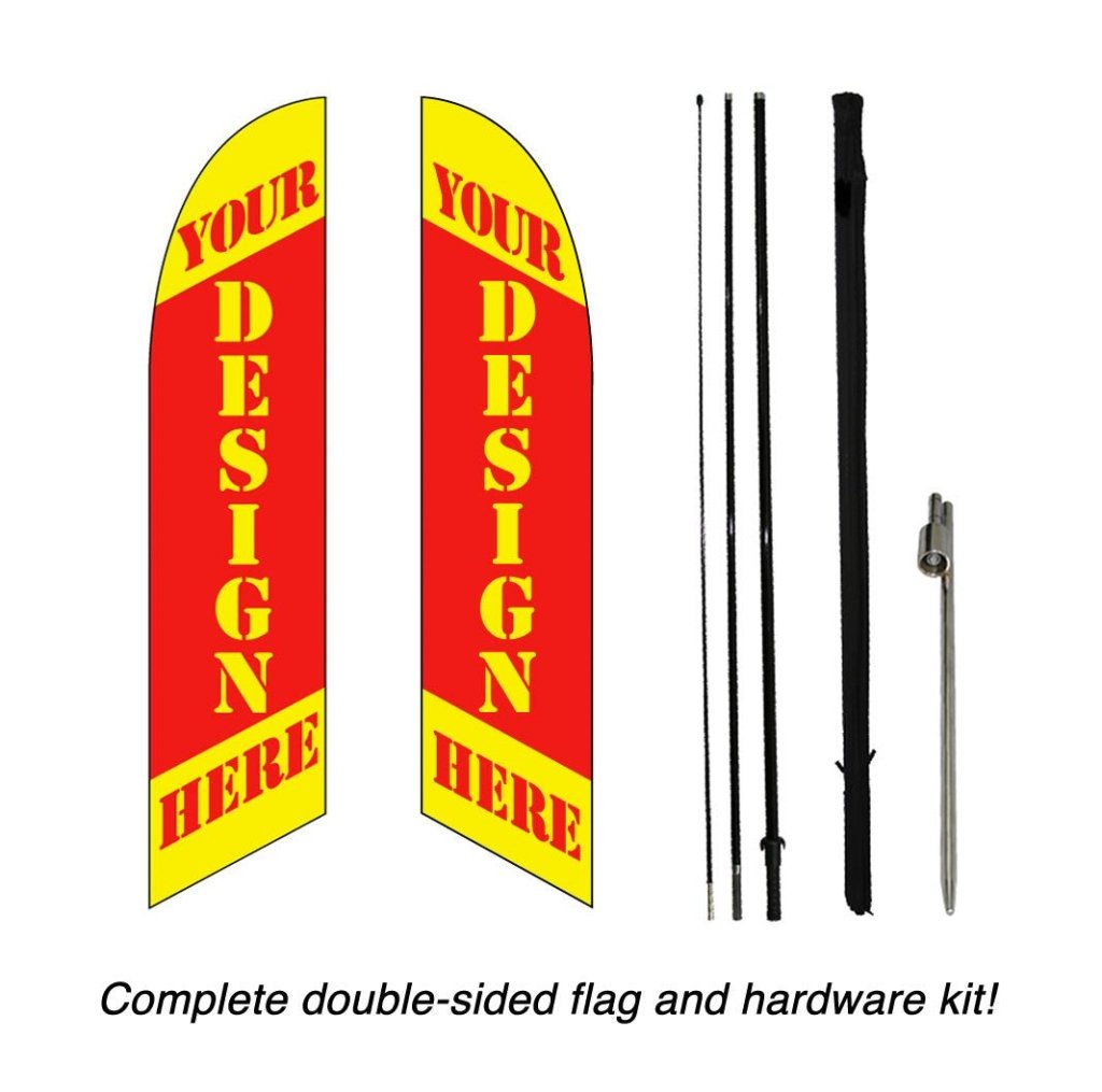 Custom Double - Sided Windless Banner Kit - Flags Importer