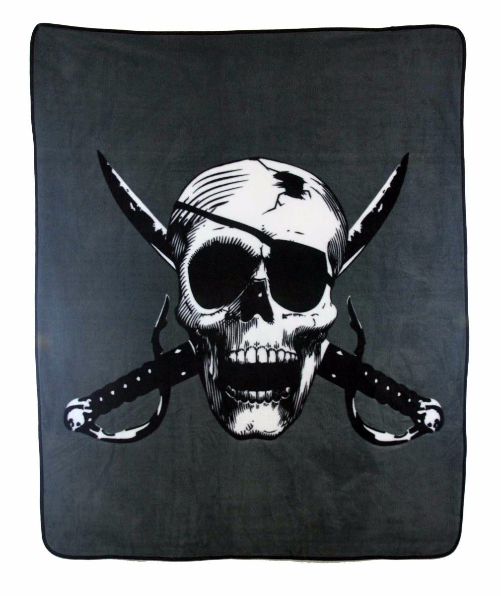 Cutlass Crossbones 50x60in Blanket Polar Fleece - Flags Importer