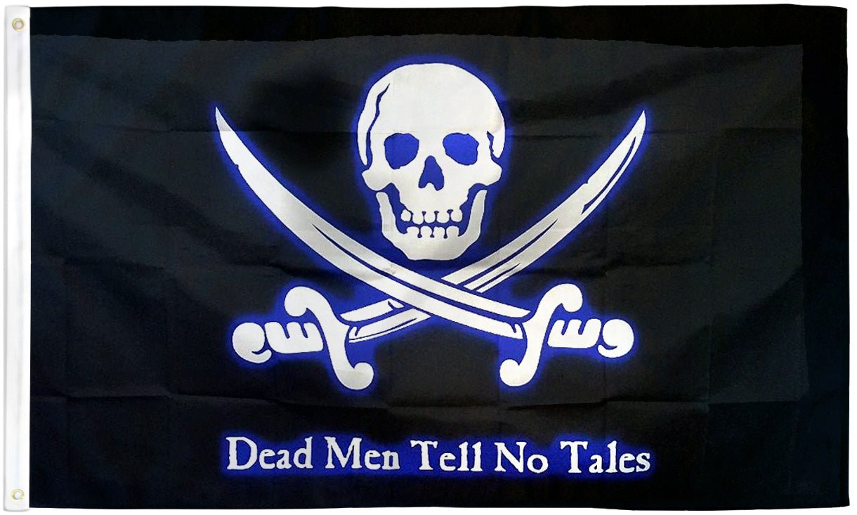 Dead Men Tell No Tales Pirate Flag 2x3ft Poly - Flags Importer