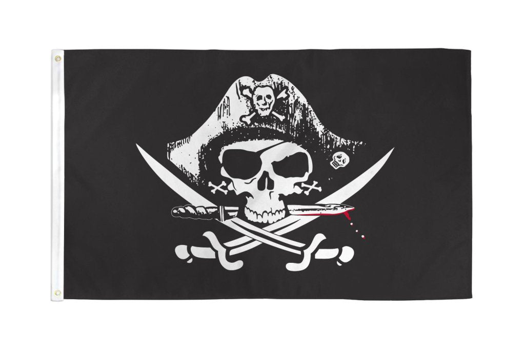 Deadman Chest Tricorner Pirate 3x5ft DuraFlag - Flags Importer