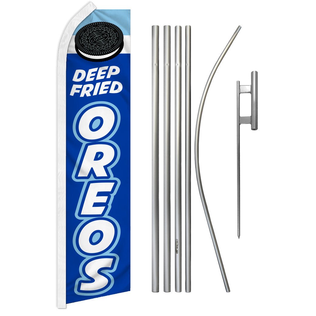 Deep Fried Oreos Super Flag & Pole Kit - Flags Importer