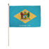 Delaware 12x18in Stick Flag - Flags Importer