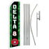 Delta 8 Sold Here Super Flag & Pole Kit - Flags Importer