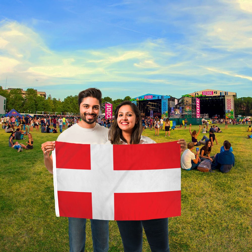 Denmark Flag 2x3ft Poly - Flags Importer