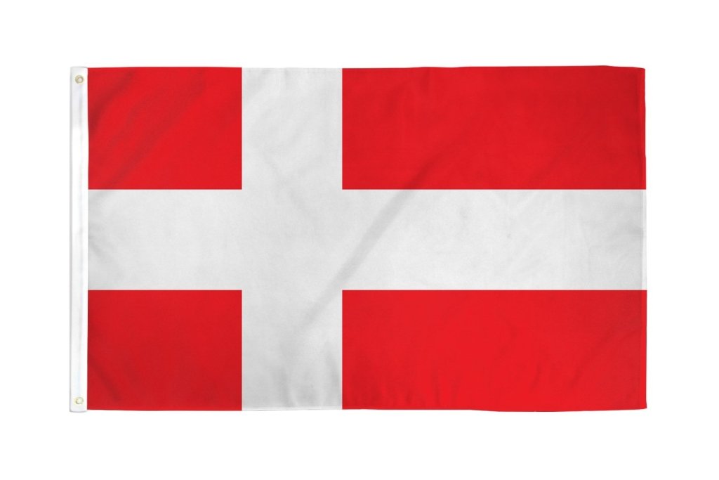 Denmark Flag 2x3ft Poly - Flags Importer