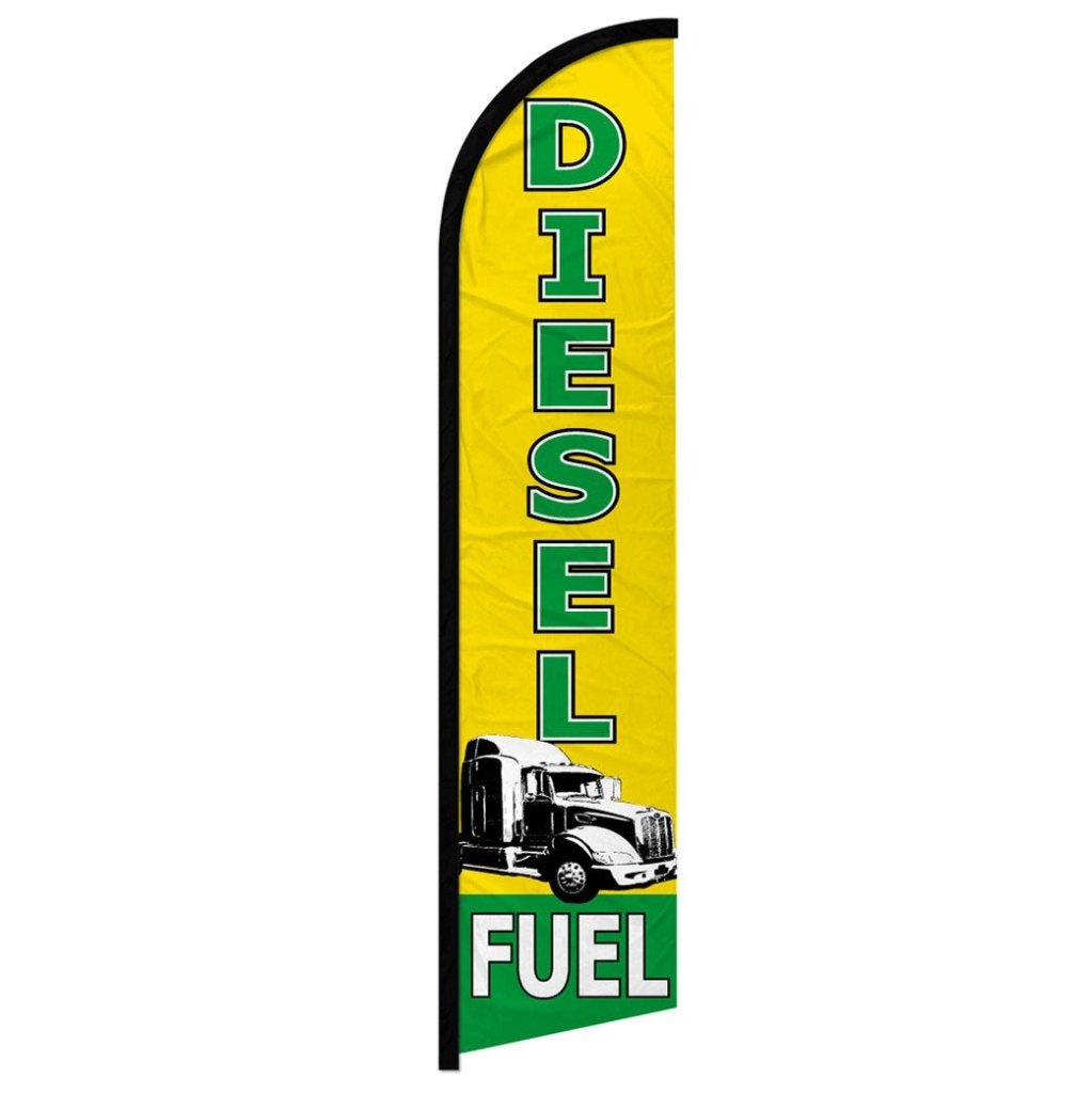 Diesel Fuel Windless Banner Flag - Flags Importer