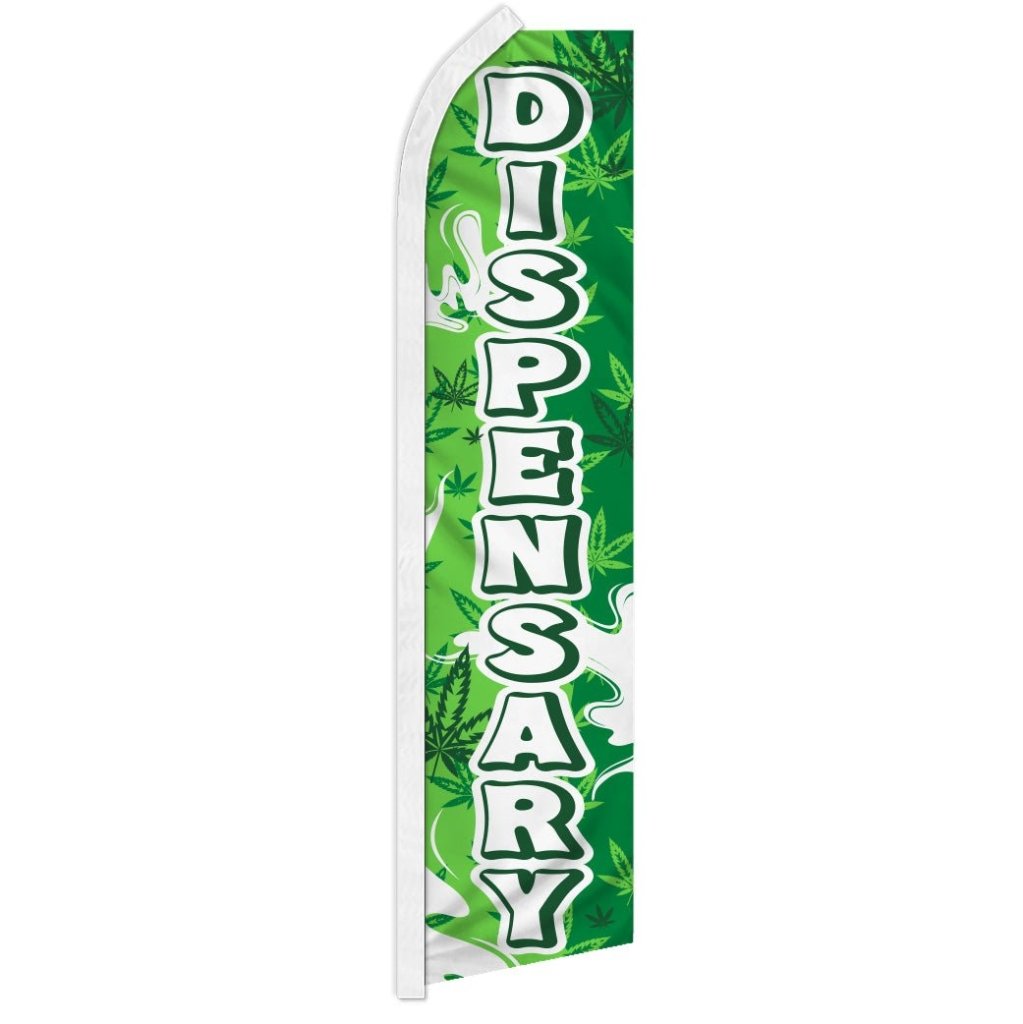 Dispensary (Green) Super Flag - Flags Importer