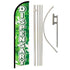 Dispensary (Green) Windless Banner Flag & Pole Kit - Flags Importer